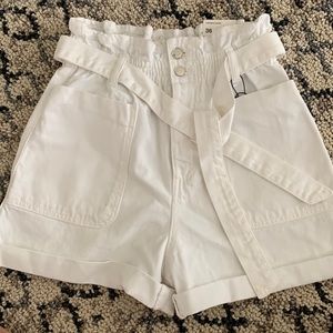 Zara paper bag shorts NWT
